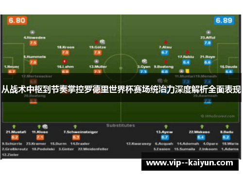 从战术中枢到节奏掌控罗德里世界杯赛场统治力深度解析全面表现